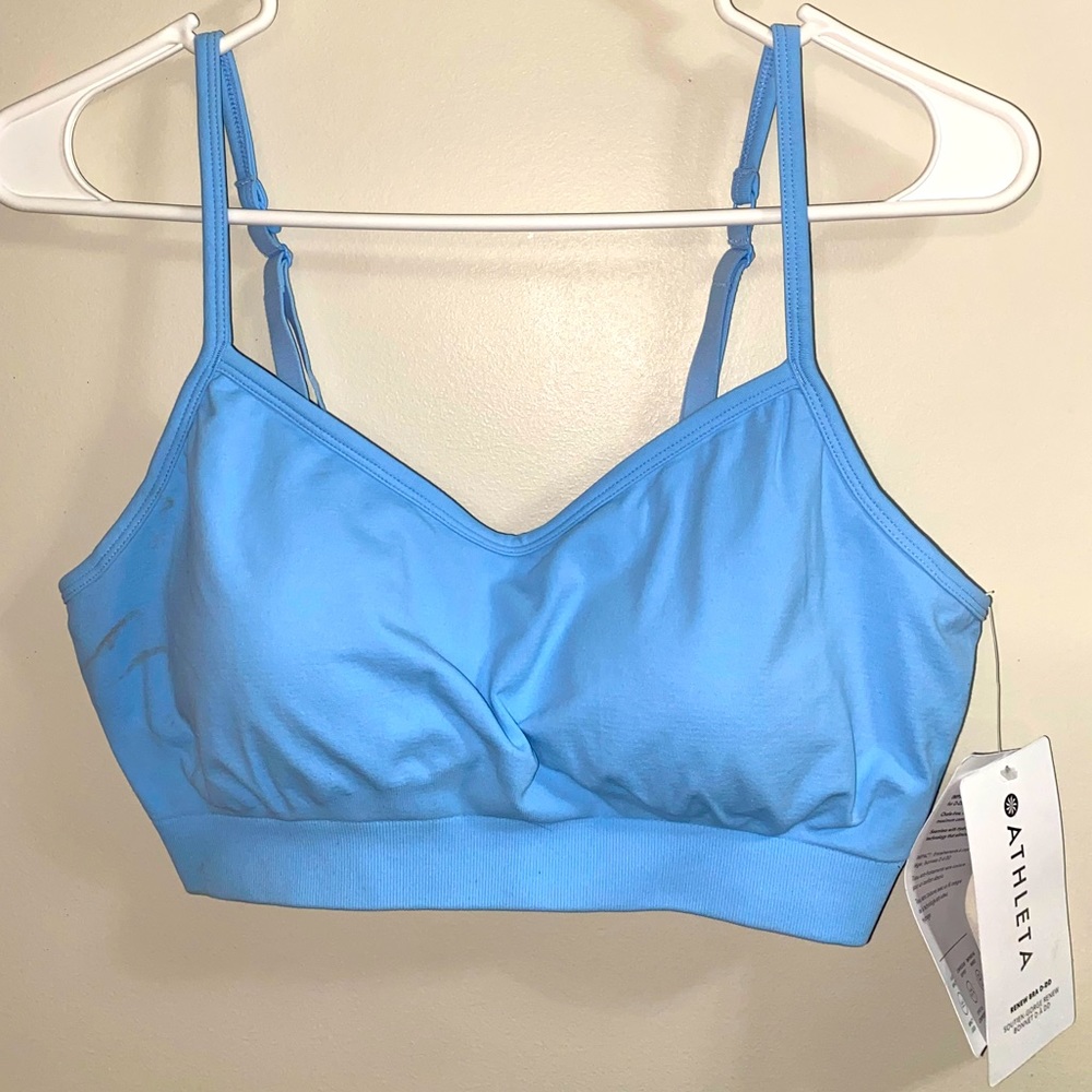 Athleta sky blue athletic bra